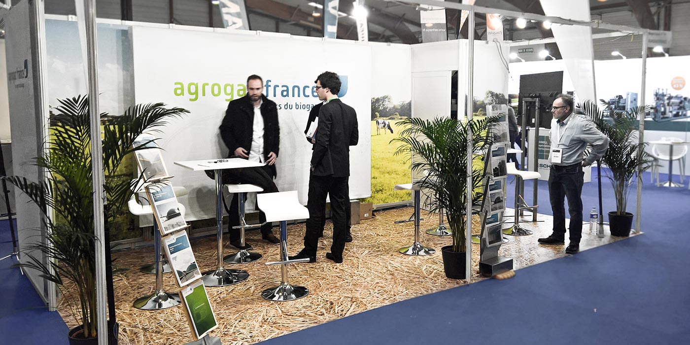 Agrogaz France au Salon Biogaz Europe.